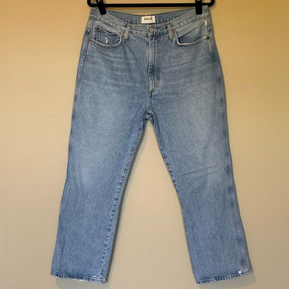 AGOLDE Womenβs 90s Pinch Waist High-Rise Straight Leg Jeans, Size 32 - Picture 2 of 10
